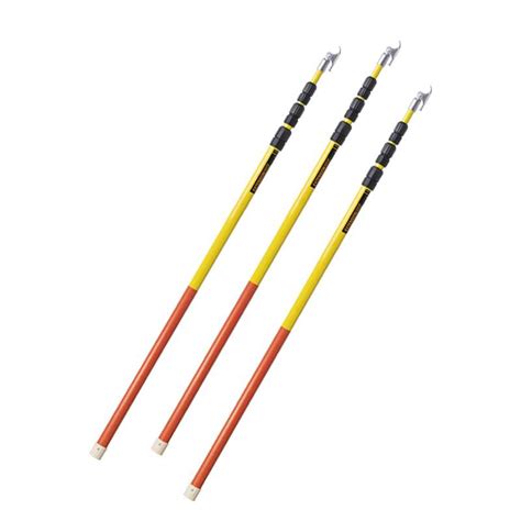 High Voltage Operating Fiberglass Telescopic Hot Stick Clusterasia