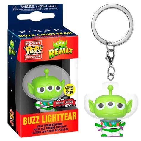 Disney Pixars Alien Remix Buzz Lightyear Gid Funko Pocket Pop