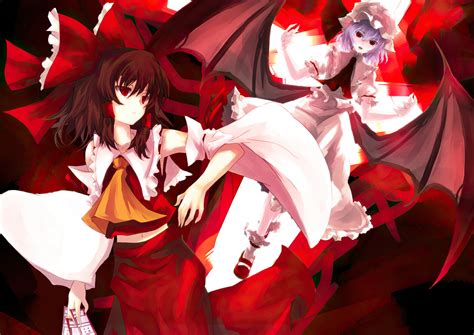 Reimu Hakurei Remilia Scarlet Wallpaper Resolution1920x1357 Id