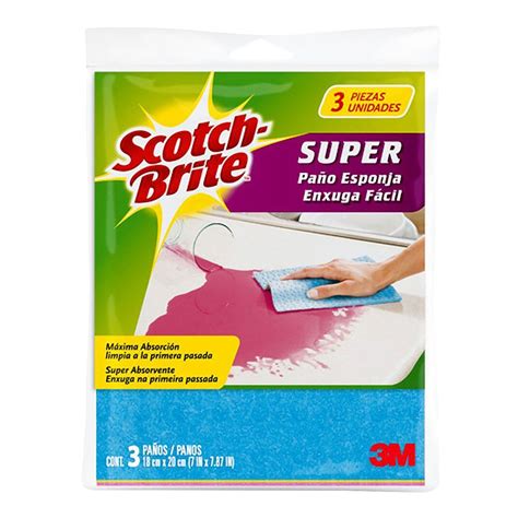 PaÑo Esponja Scotch Brite Multicolor 3 Und The Home Depot México