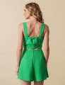 Cropped Linho Patai Verde Sostiqs