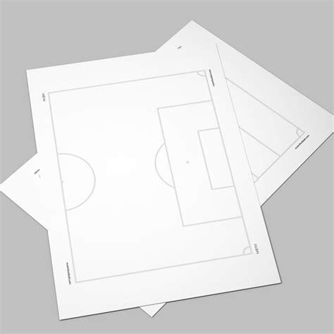 Printable Football Coach Tactics Sheet Set Soccer Coach Playbook