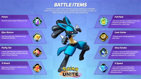 Best Build for Lucario in Pokemon UNITE