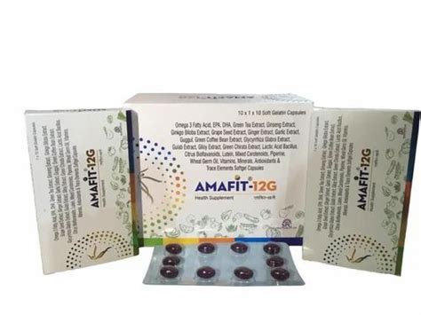 Amafit-12G Softgel Capsule, 10X1X10 at Rs 1700/box in Ludhiana | ID ...