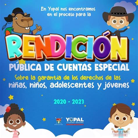 Rendición Pública de Cuentas para Niños Niñas Adolescentes y Jóvenes