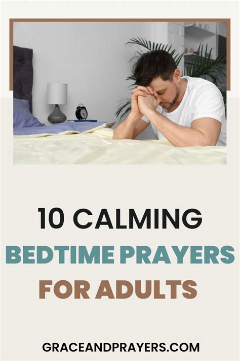 10 Calming Bedtime Prayers For Adults Grace And Prayers Bedtime