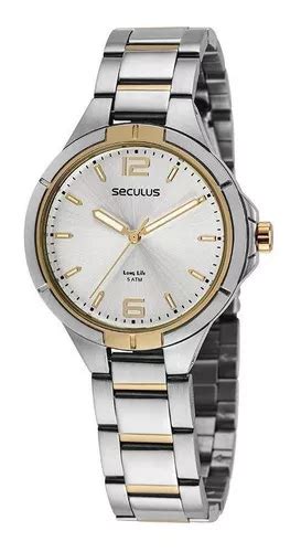 Reloj Pulsera Seculus Long Life Relogio Seculus Feminino Bicolor A O