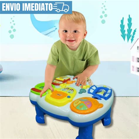 Mesa Mesinha Atividade Infantil Educativa Did Tica P Beb Luz E Som