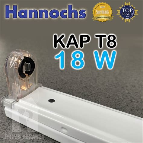 Jual Kap Fitting Lampu Tl Led T8 Led Fitting Hannochs 18 Watt