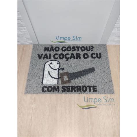 Tapete Capacho Limpe Sim X Beer Zone Divertido Lar Apartamento