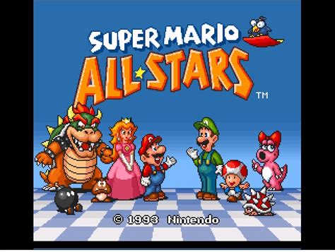 Super Mario All Stars Super Nintendo Entertainment System Snes Rom