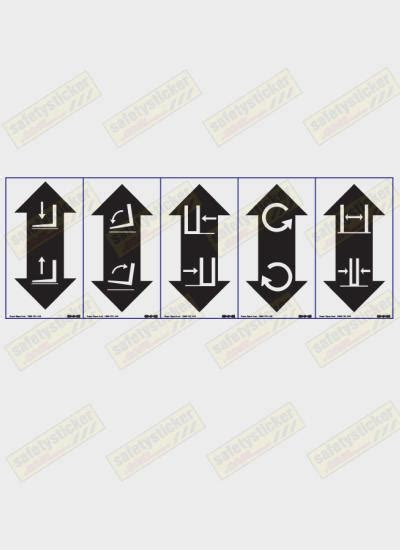 Identification Forklift Control Decal Safety Stickers Safety Decals