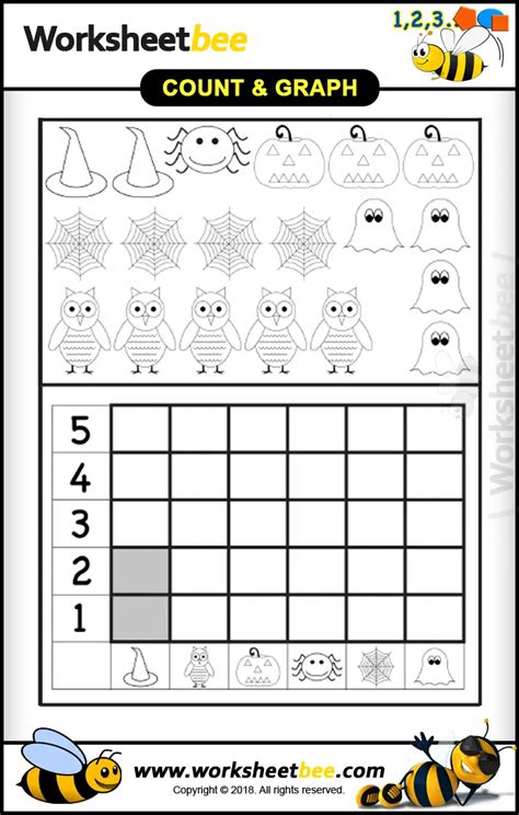 Print Worksheets Count Graph Worksheet Bee