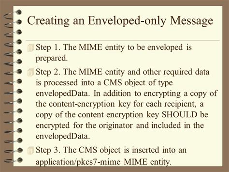 Smime And Cms Presentation For Cse712 By Yi Wen Instructor Dr Aidong