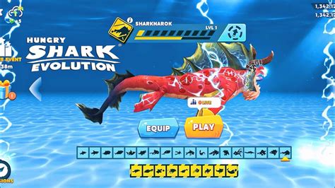 Hungry Shark Evolution Sharknarok Full Upgraded Youtube