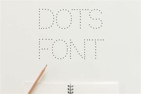 Dots Display Font