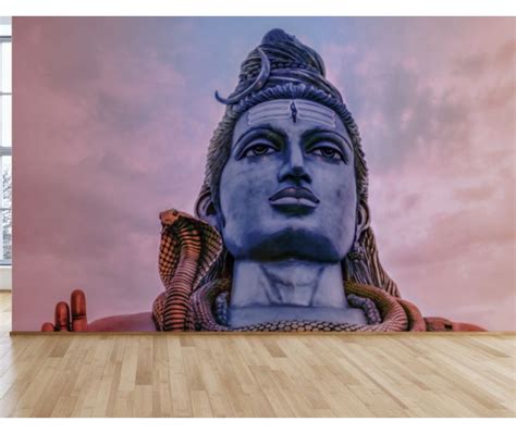 Shiva Face Customised Wallpaper – Myindianthings