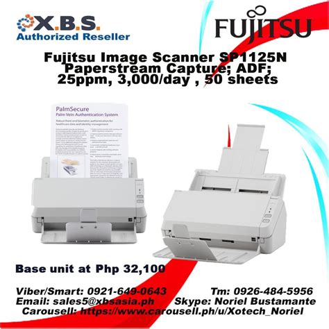 Fujitsu Image Scanner SP1125N Computers Tech Office Business