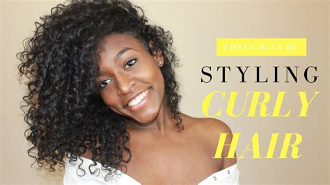 How To Finger Coil Curly Hair Youtube