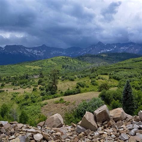 On Our Way To Last Dollar Road Ridgway Rocky Mountains Natural