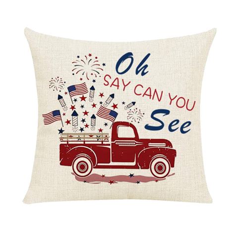 Hgehaz Pillow Cases Standard Size July Th X Inch Independence