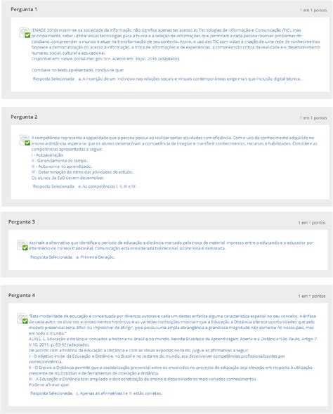 Avaliação introdução a distância Introdução Educação à Distância