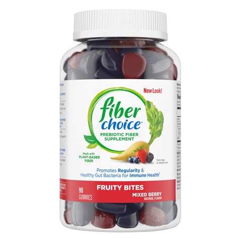 Amazon Fiber Choice 3g Fruity Bites Daily Prebiotic Fiber