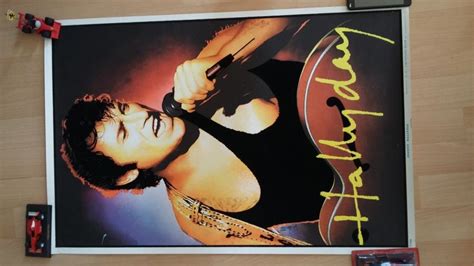 Troc Echange Johnny Hallyday Poster Velours Sur France Troc