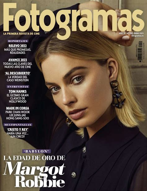 Margot Robbie Fotogramas Magazine January 2023 Issue CelebMafia