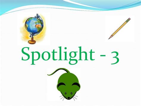 PPT - Spotlight - 3 PowerPoint Presentation, free download - ID:2828833