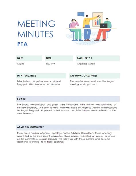 Meeting Minutes Templates Microsoft Create