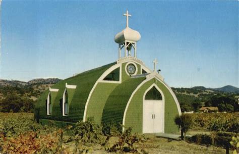 Famous El Carmelo Chapel Italian Swiss Colony Vineyards Asti, CA