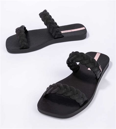 Sandales Pour Femme Fever Slide Noir Ipanema Lingerie Sipp