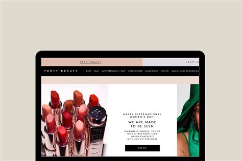 Ecommerce Web Design Inspiration From Fenty Beauty By Rihanna Xgentech