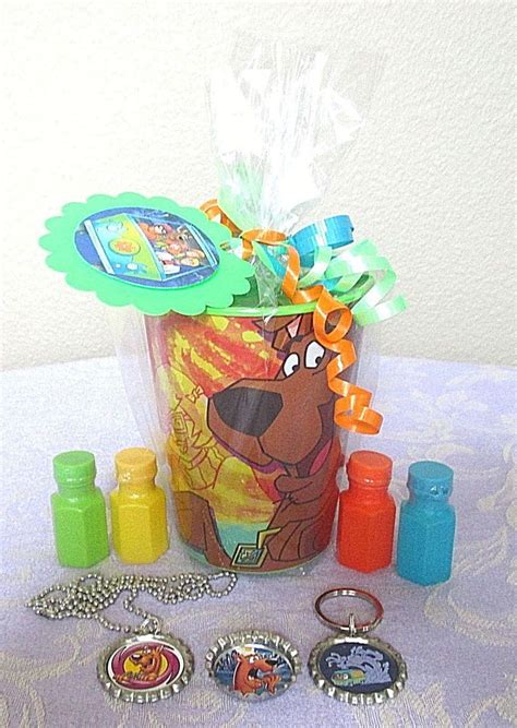 Scooby Doo Birthday Party Favors Decorations And Sweets Table