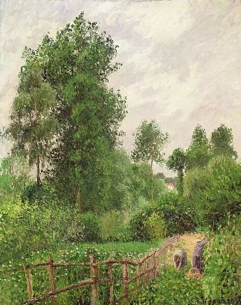 Paysage Temps Gris A Eragny 1899 Oil On Canvas