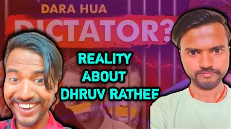 Dara Hua Dictator Dhruv Rathee Exposed DICTATORSHIP CONFIRMED REALITY