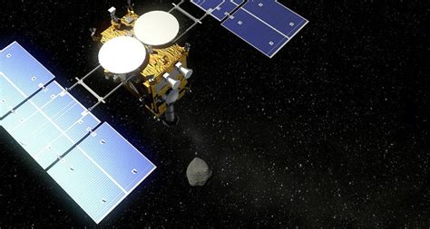 Japan S Hayabusa2 Spacecraft Arrives At Ryugu Will Collect Rock Samples From Asteroid