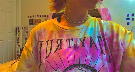 Pin By Faith Eli On Aesthetics Dyed Tops Tie Dye Top Tops