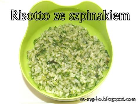 Na Sypko Risotto Ze Szpinakiem