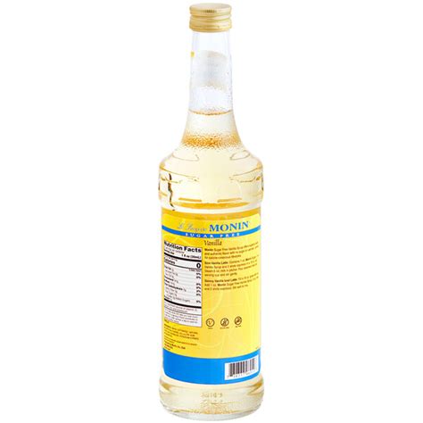 Monin Sugar Free Vanilla Syrup 750 ML