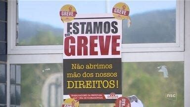 NSC Notícias SC Greve dos servidores compromete serviços e limita