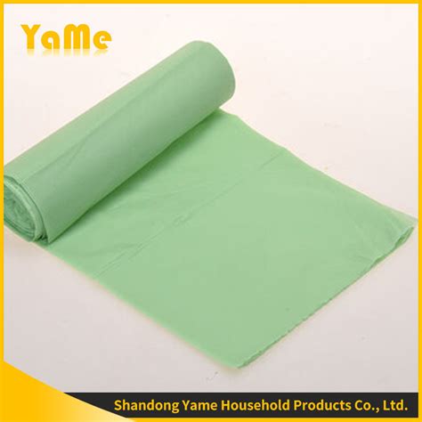 Pla Pbat Bioplastic Degradable Compostable Trash Bag In Roll