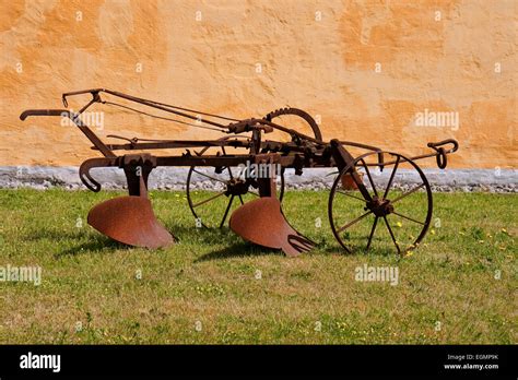 Old plow hi-res stock photography and images - Alamy