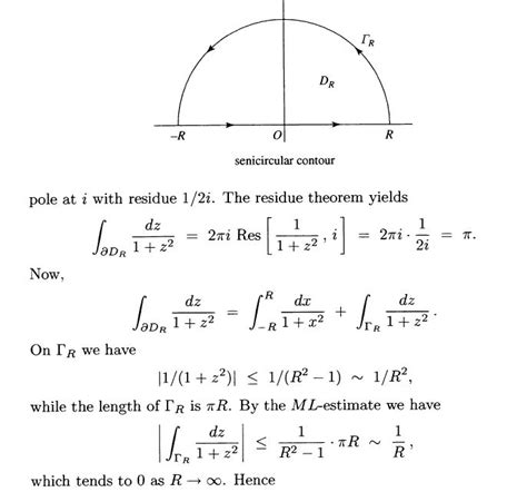 Complex Analysis Calculation Of The Int Infty Infty Frac Dx