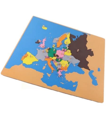 Puzzle Carte de l Europe Géographie matériel Montessori jeux