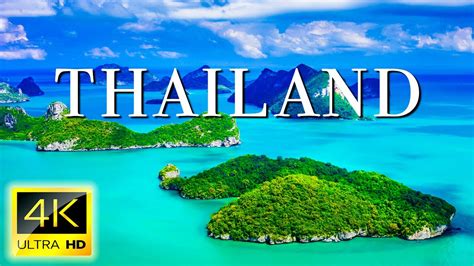 Flying Over Thailand K Video Uhd Calming Piano Music With