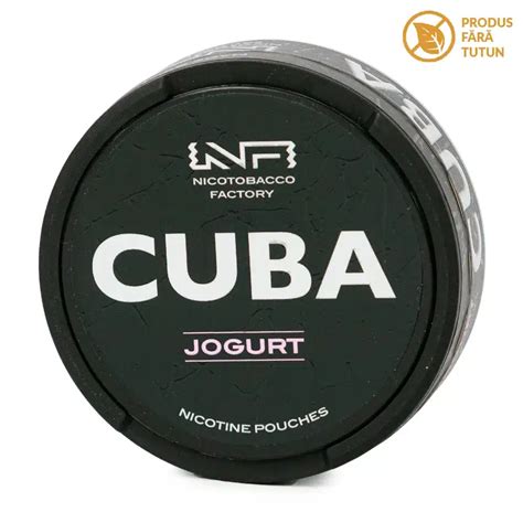 Nicotine Pouch CUBA Black Jogurt 20 Mg Pouch ETutun Ro