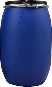 120 Litre Blue Plastic Drum Open Top With Airtight Seal UN Approved