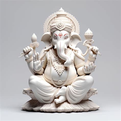 Premium Ai Image Cute 3d Ganesha Ai Generative